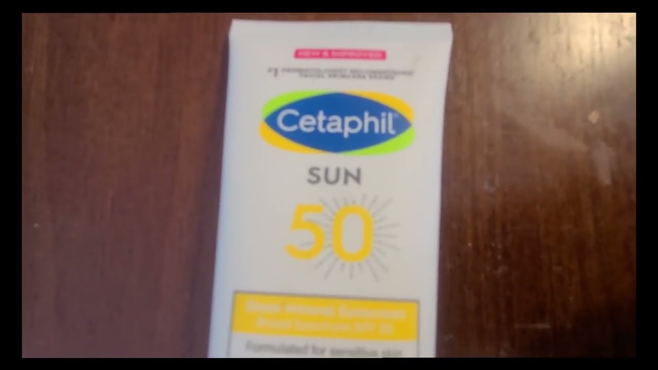 Cetaphil SFP 50 Sheer Mineral Sunscreen - Broad Spectrum
