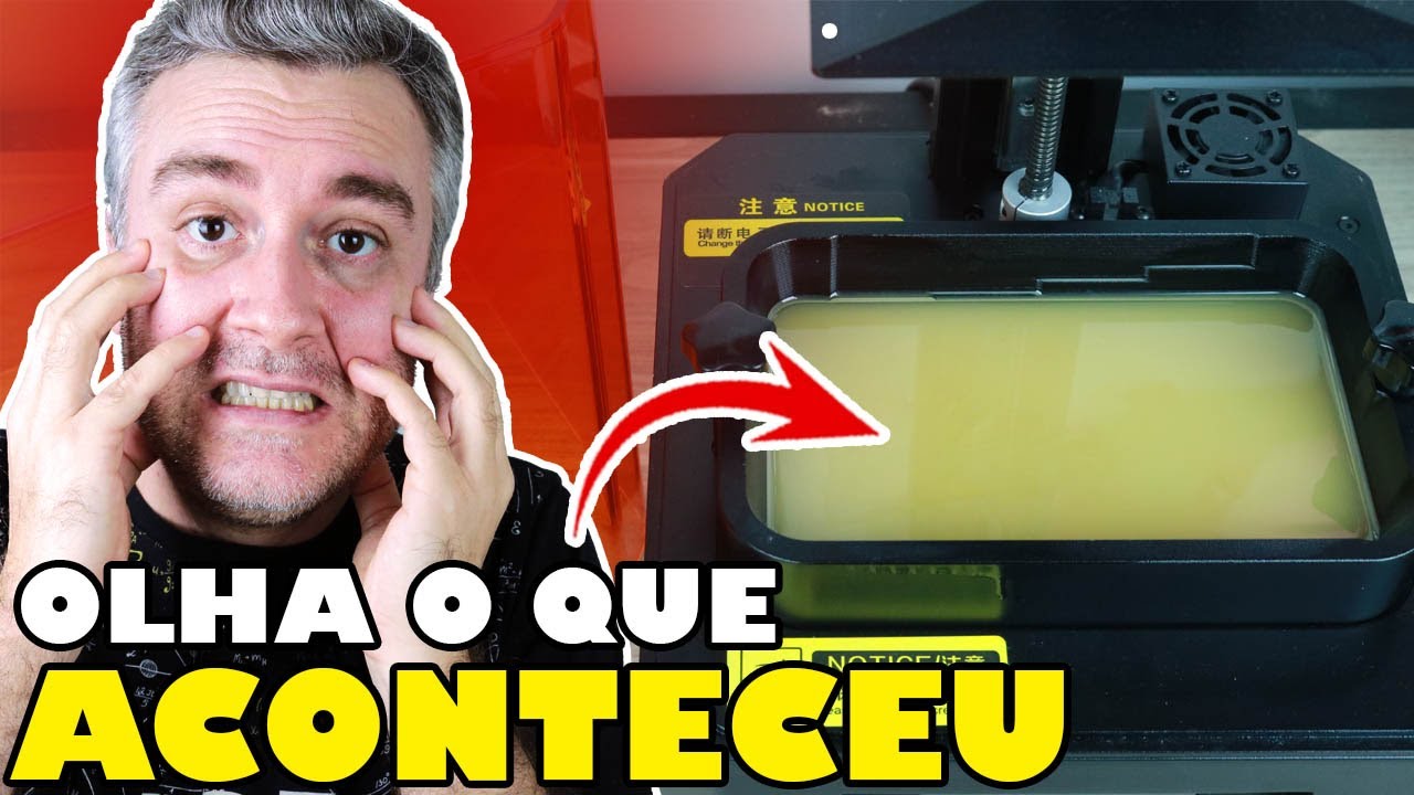 Posso DEIXAR a RESINA na IMPRESSORA 3D?