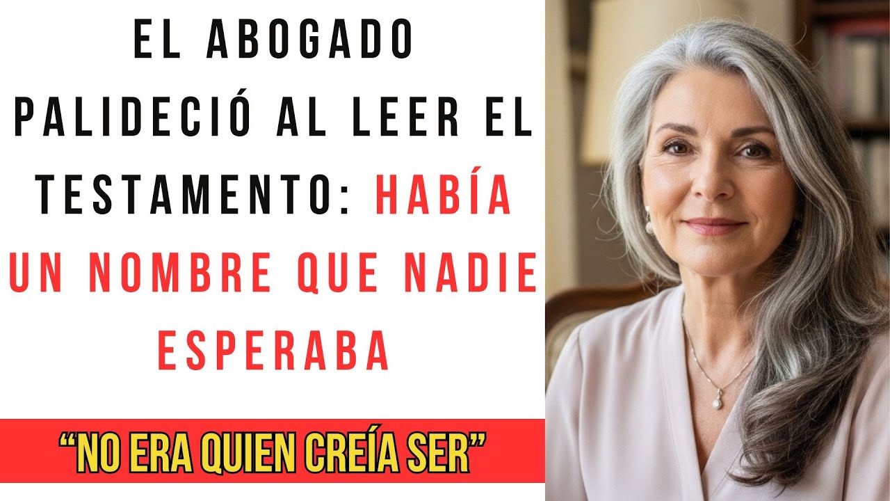 El abogado palideció al leer el testamento: había un nombre que nadie esperaba... #drama