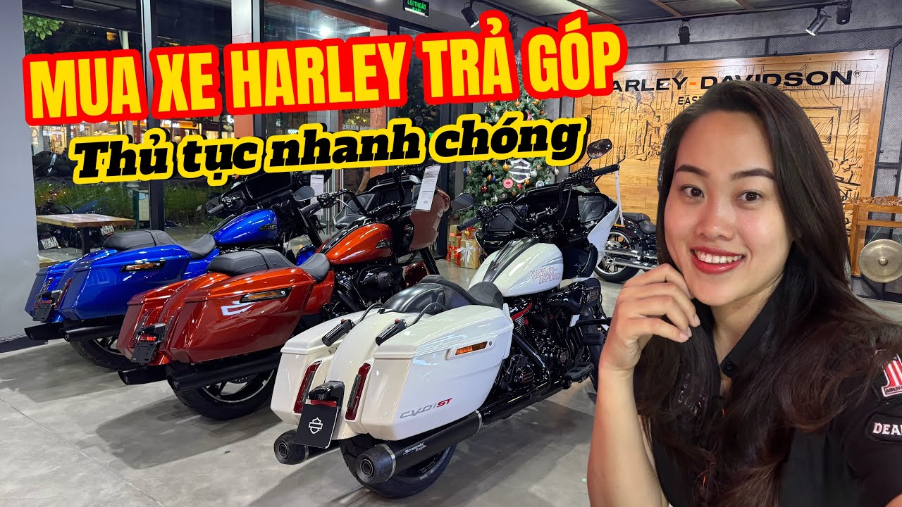 GIỚI THIỆU XE HARLEY CÓ SẴN TẠI SHOWROOM VÀ CHƯƠNG TRÌNH MUA XE HARLEY TRẢ GÓP | Thủ tục nhanh chóng