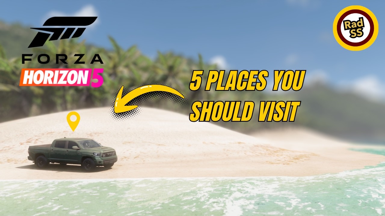 Forza Horizon 5 - 5 Places to Visit!!! #xbox #forzahorizon5 #toyotatundra