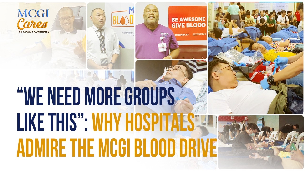 “We Need More Groups Like This”: Why Hospitals Admire the MCGI Blood Drive | MCGI Cares