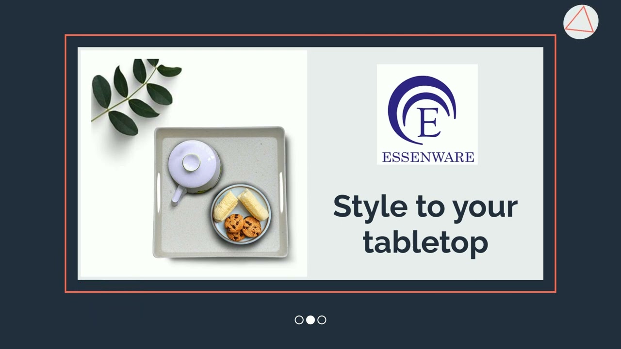 Essenware Melamine Square Shape Marble Printed Serving Tray, Set of 3 Small, Medium and Large Size)