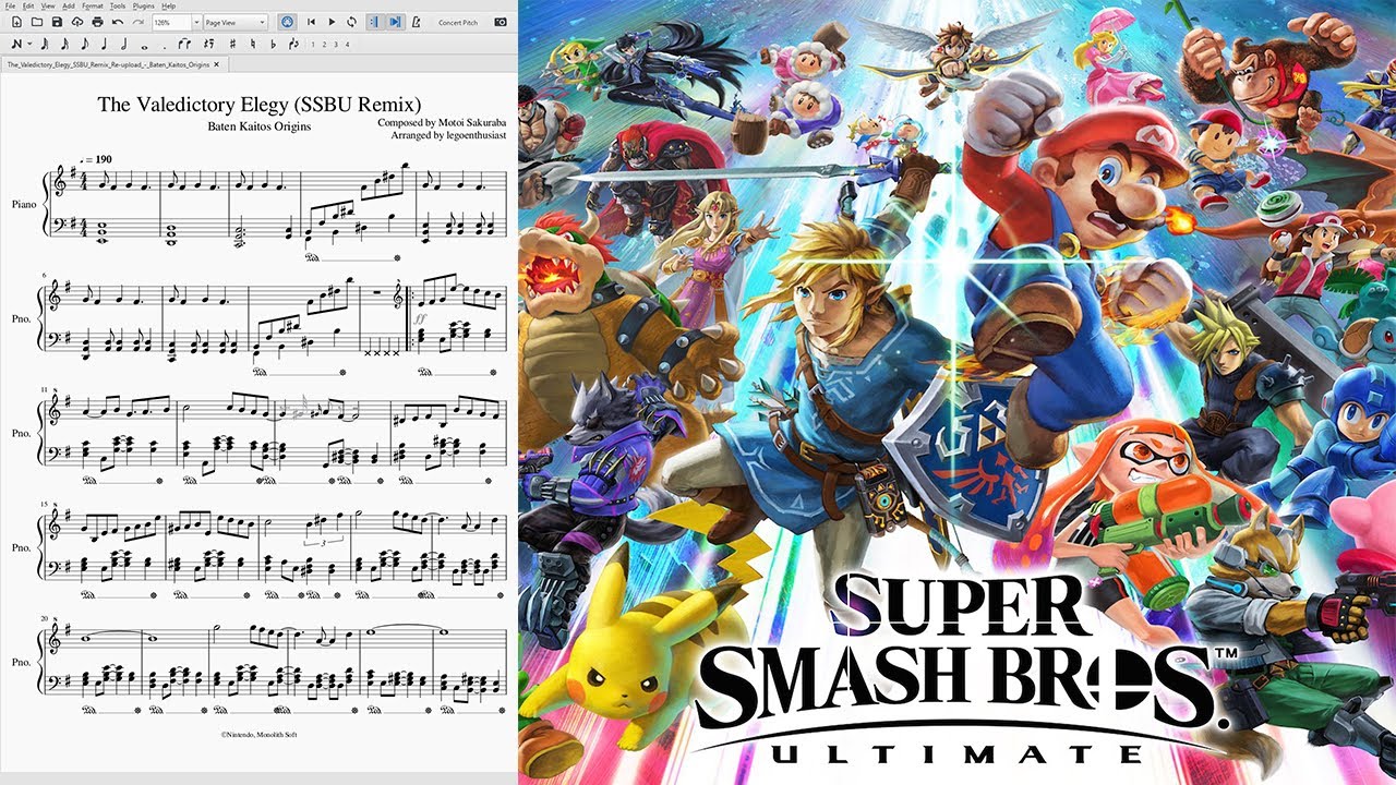 The Valedictory Elegy SSBU ~ Violin Cover
