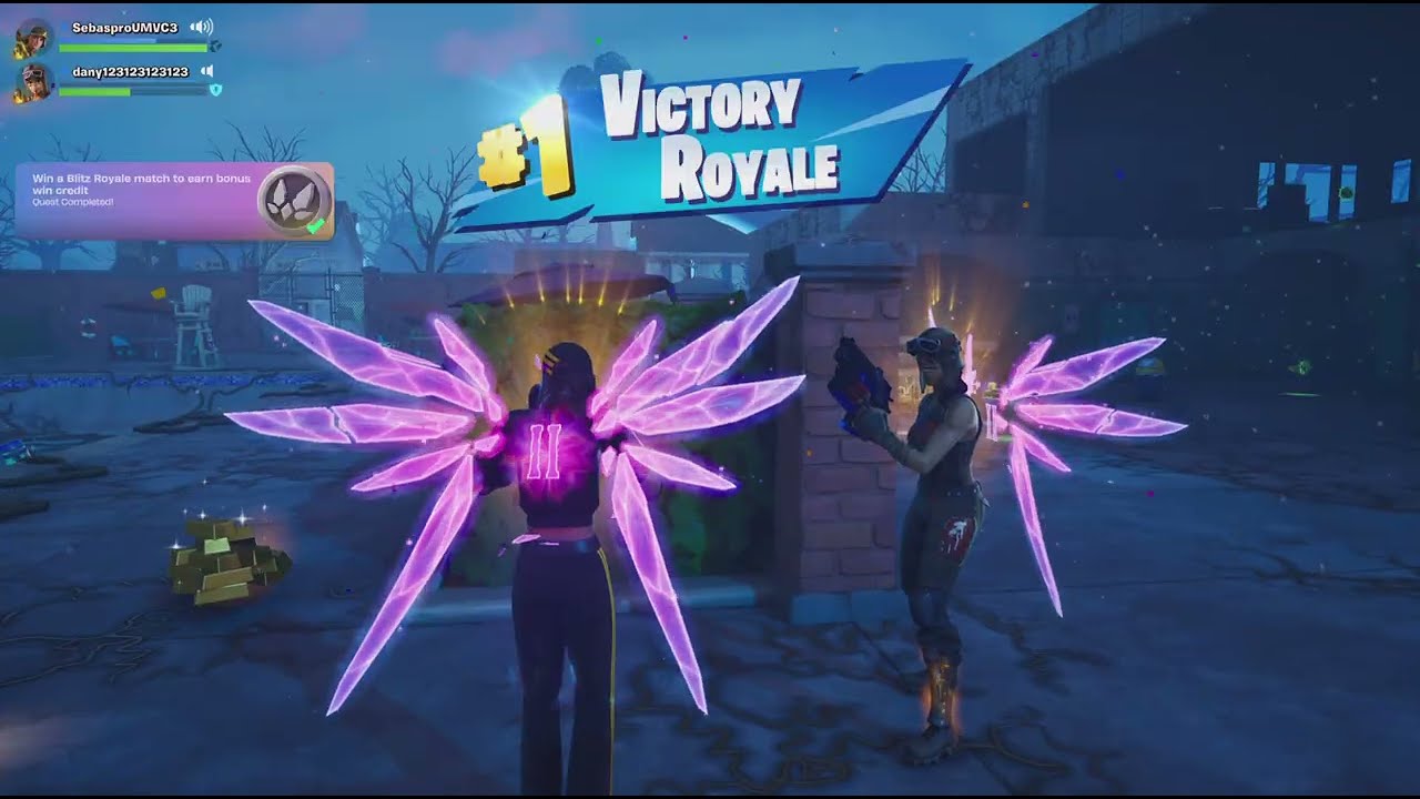 First ever win with Chill Challenger - Fortnite Blitz Royale Gameplay