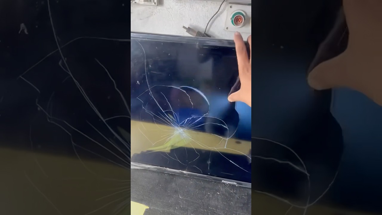 Broken Display LED TV Fixing