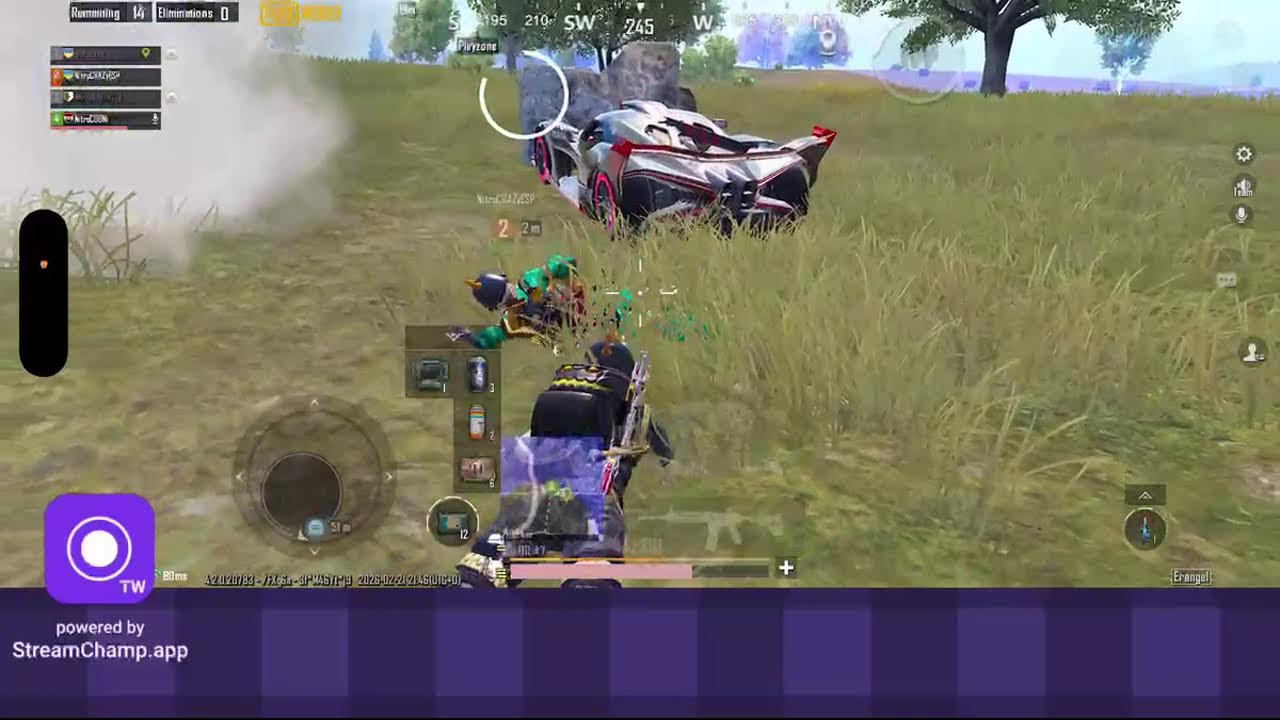 Broadcast powered by StreamChamp