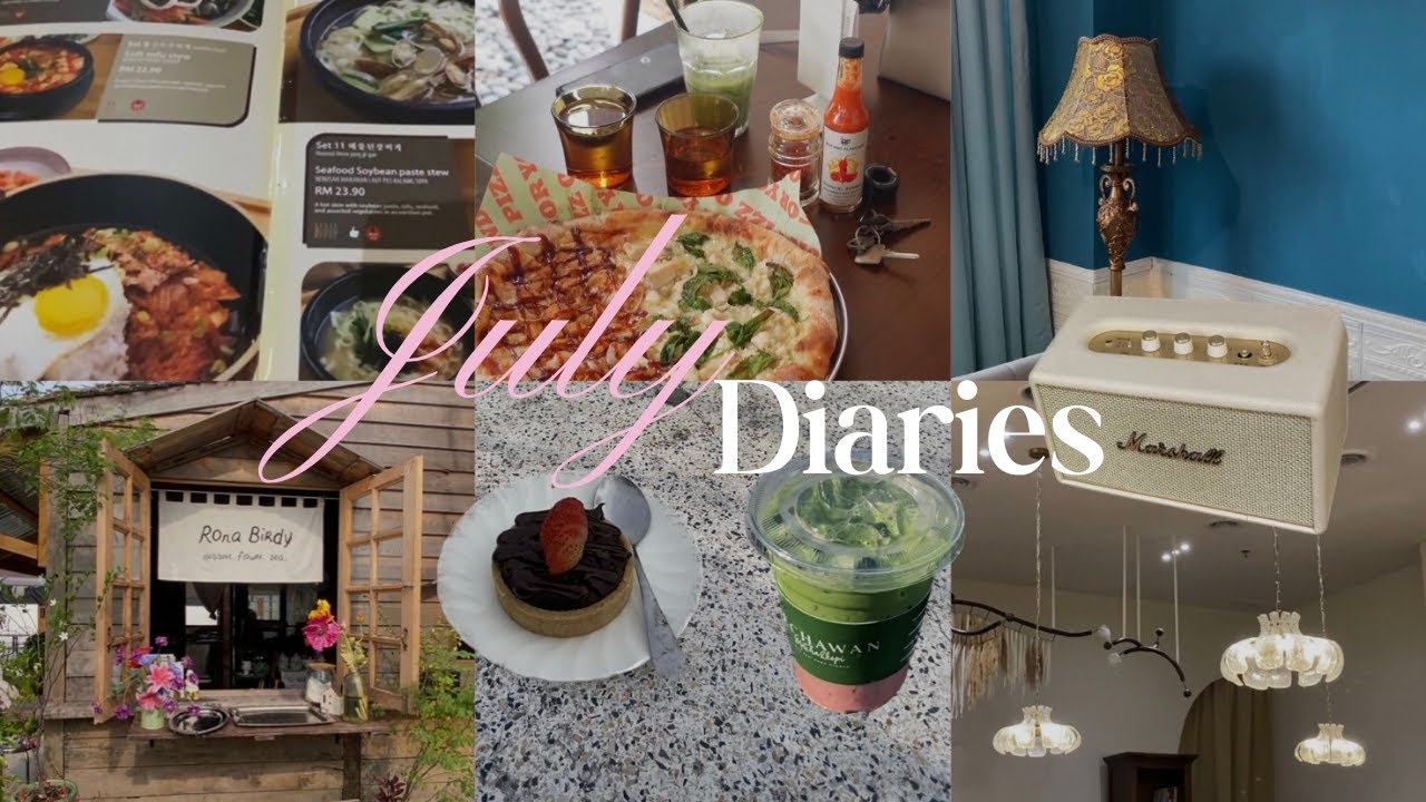 july diaries𐙚 | blackpink jump, new matcha spot, good eats