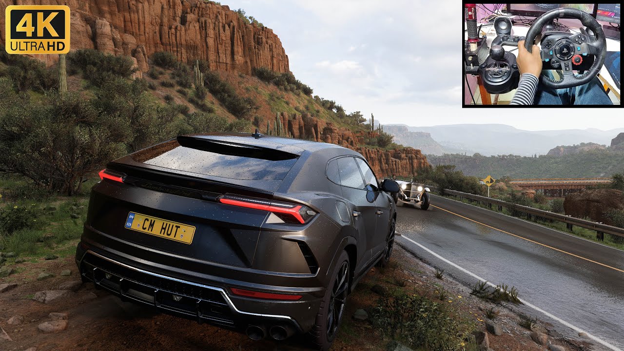 Lamborghini Urus - Forza Horizon 5 - Steering Wheel - Exploring - Off Road