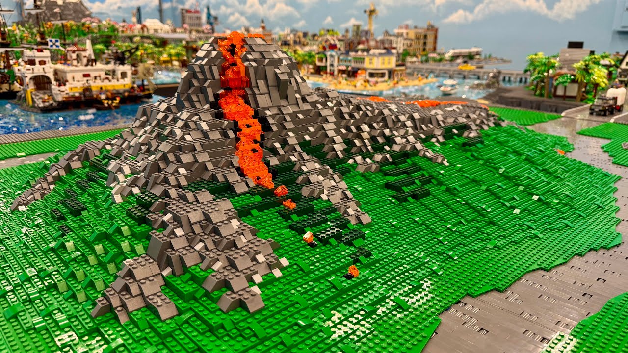 Добавляем ВУЛКАН в LEGO-СИТИ!