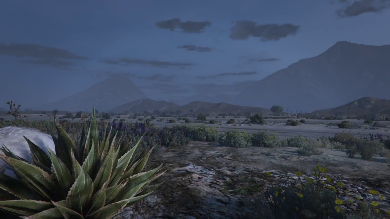Videos Game Ambience Asmr - (GTA V) Grand Senora Desert | Relaxing Nature Sounds