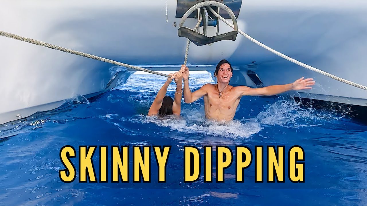 Nude swimming - Sailing the Indian Ocean to the Maldives part 1