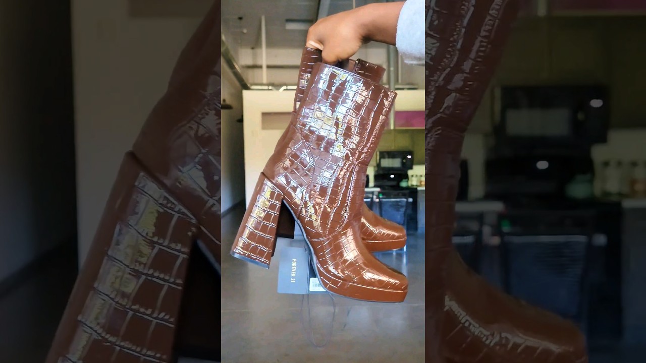 How can I Style these Forever21 boots?🤔😩 