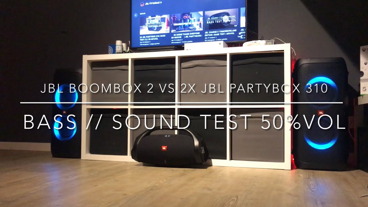 JBL BOOMBOX 2 VS 2X JBL PARTYBOX 310 | BASS // SOUND TEST | 50%VOL | BOTH STILL GOOD??😱
