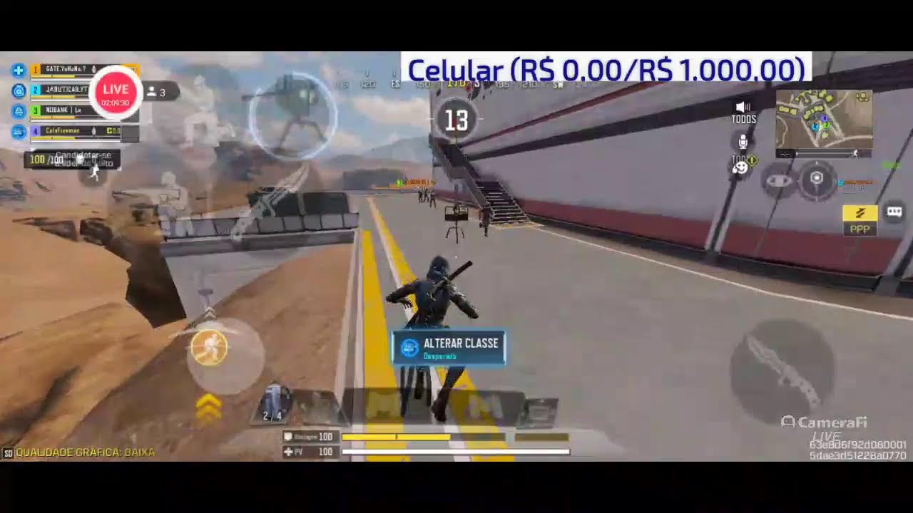 live de COD mobile bora apoiar para celular novo vem pra live com o xauum