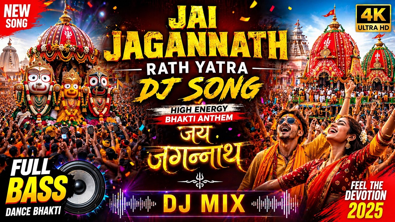 Jai Jagannath Rath Yatra DJ Song 🔥 | High Energy Bhakti Dance Mix | Puri Festival Vibes