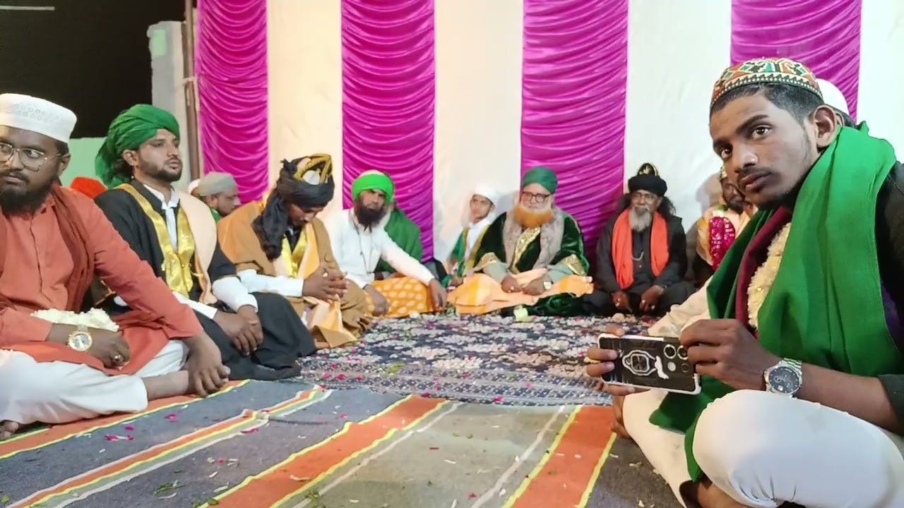 Sarware ambiya taj dare Haram hz sd shadullah Hussaini rh Mahfil e Sama shapur 