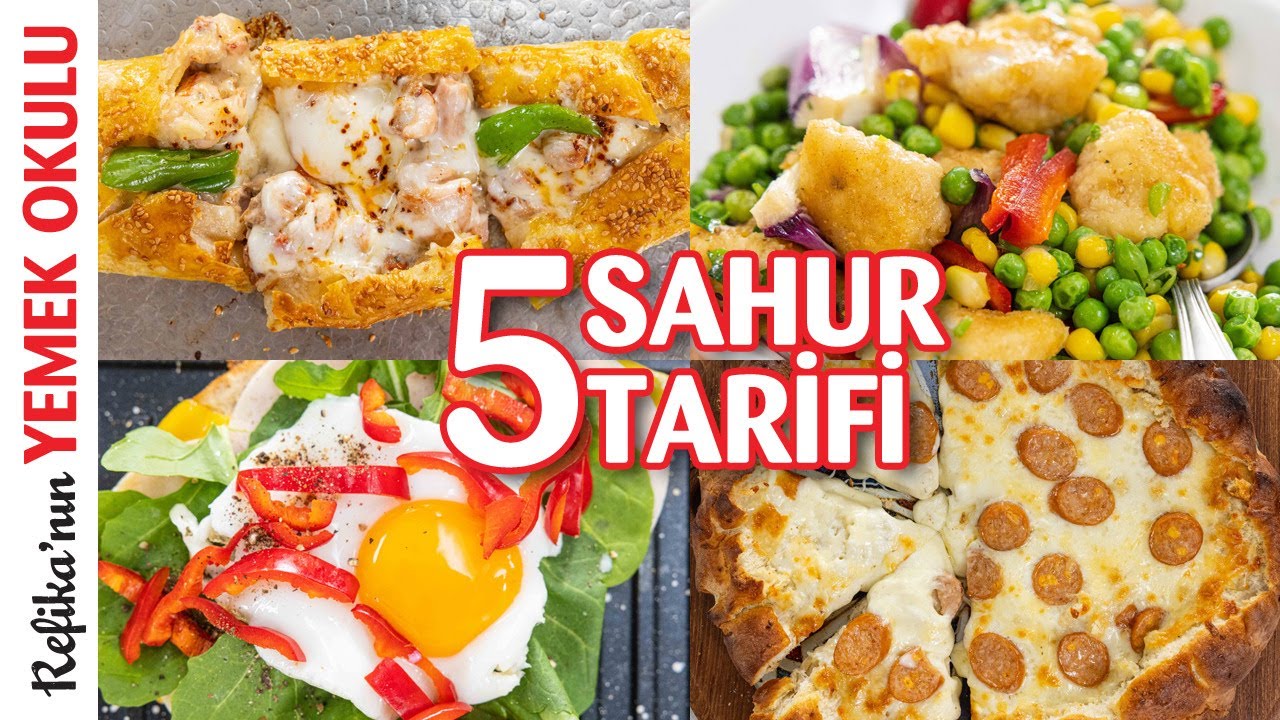 Sahur İçin Hızlı ve Lezzetli Tarifler: Omlet, Tost, Pide, Pizza, Sebzeli Nugget | Ramazan Tarifleri