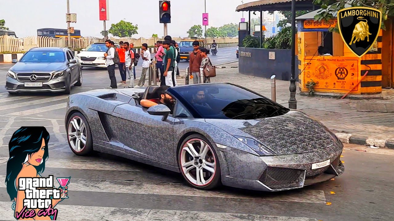 SUPERCARS OF MUMBAI | INDIA | LOUD Lamborghini Gallardo, Ferrari 296GTB, RollsRoyce, Bentley, Gwagon