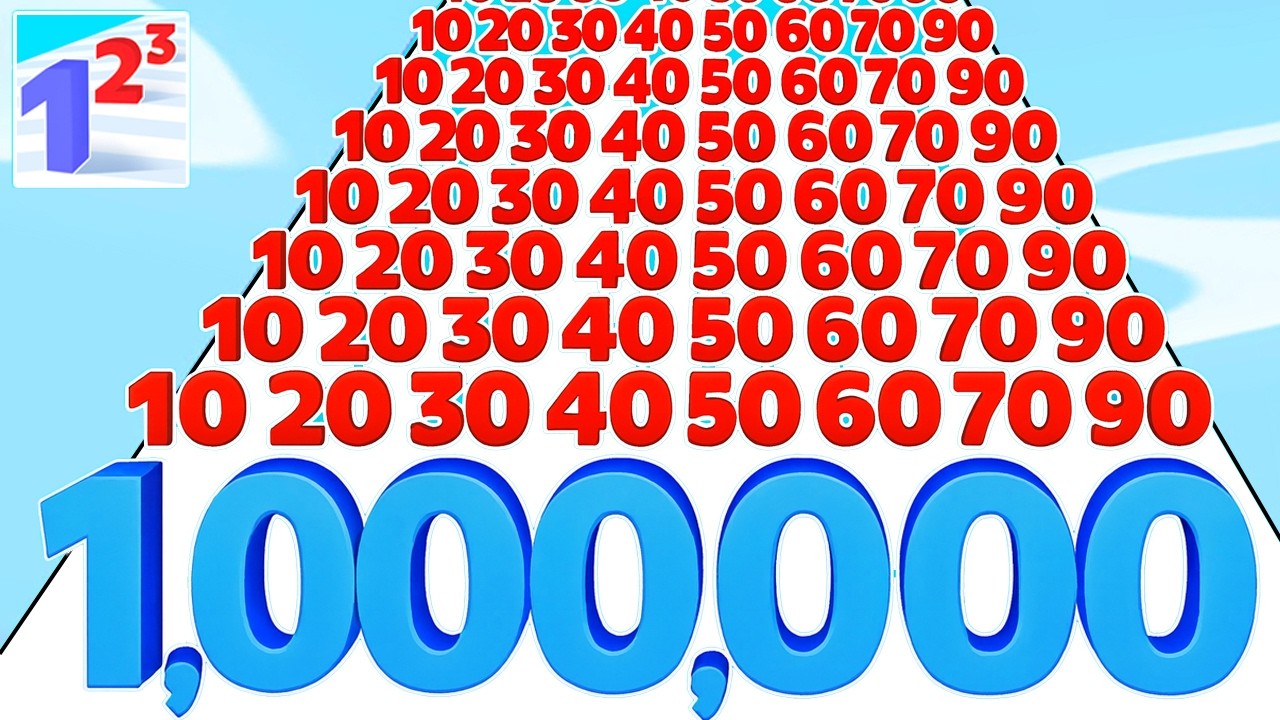 Number Master 2048 🎯 Satisfying Gameplay! From Small to Big Number