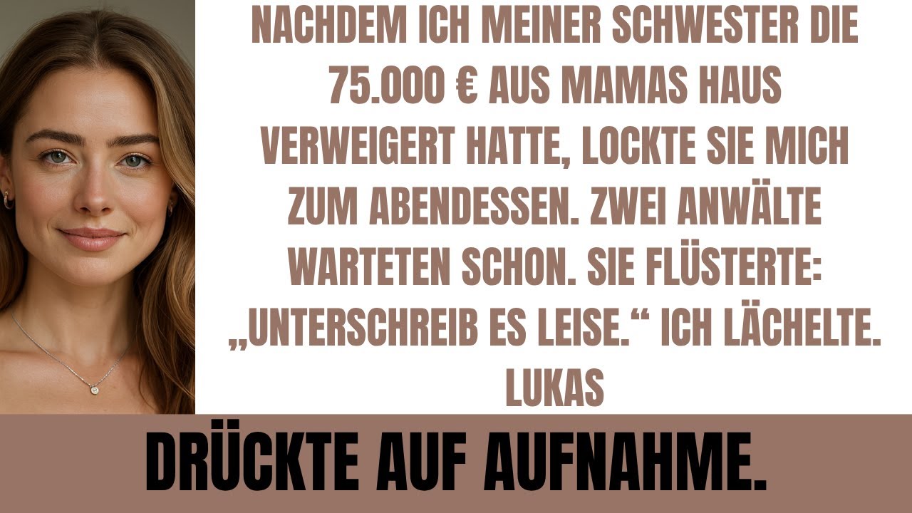 UNTERSCHREIB ES LEISE