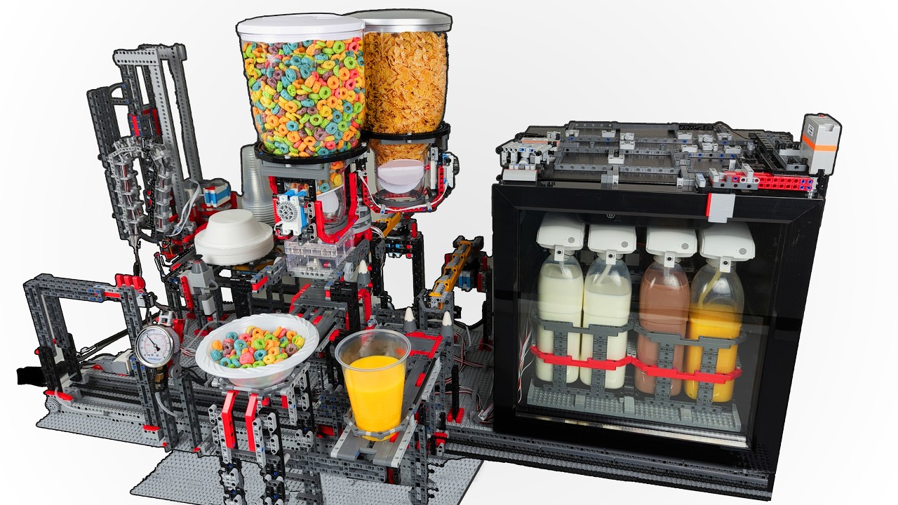 Building a LEGO Breakfast Factory...