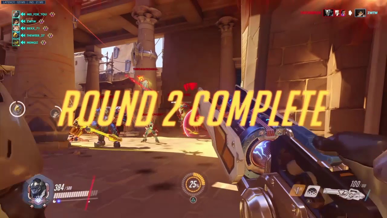 Gameplay|Winston,Reinhardt |Against Madara1161's Stack