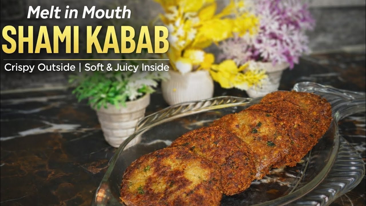 Crispy Outside, Soft Inside |Homemade Shami Kabab Recipe 🔥