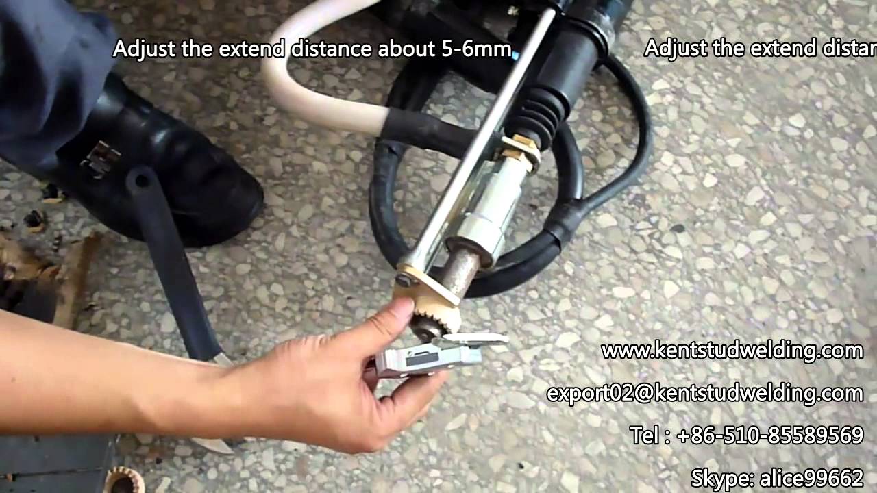 22mm stud  welding test for Mr Joko