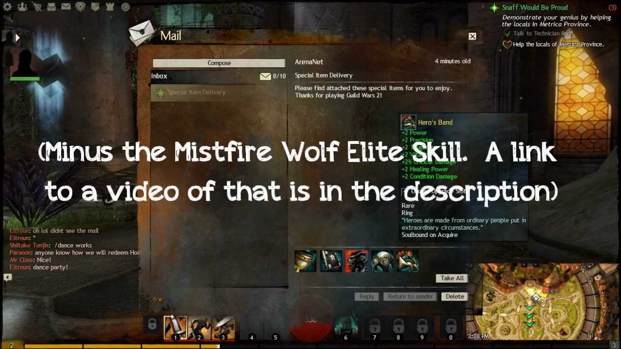 Guild Wars 2 Digital Deluxe Edition Items (testing them out)