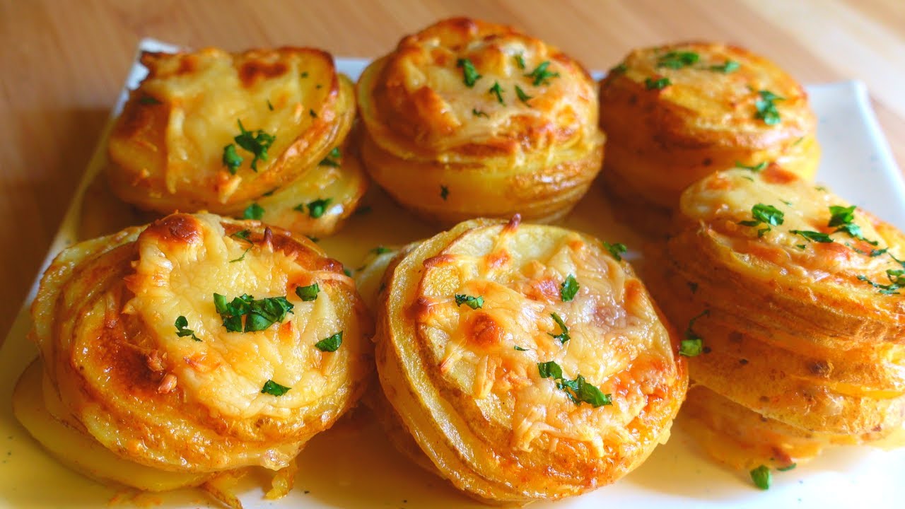 Why didn't I think about this method before ? Simple  and Delicious Mini Potato Dauphinoise #105