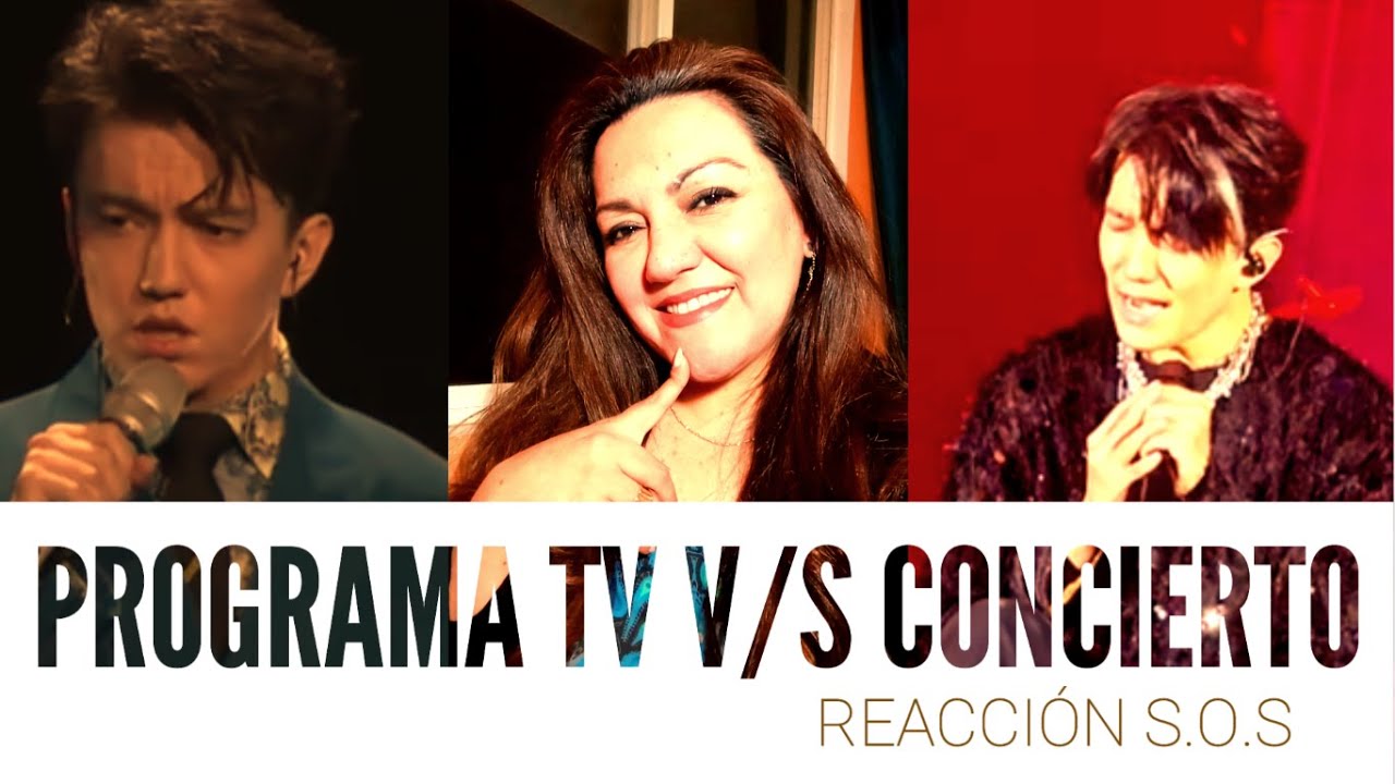 Periodista Reacciona - #SOS en Programa de TV V/S Concierto #Dimash