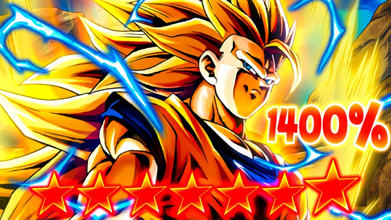 (Dragon Ball Legends) ZENKAI 7, 1400%, 14 STAR PUR SSJ3 GOKU! I CANNOT BELIEVE THIS DAMAGE OUTPUT!