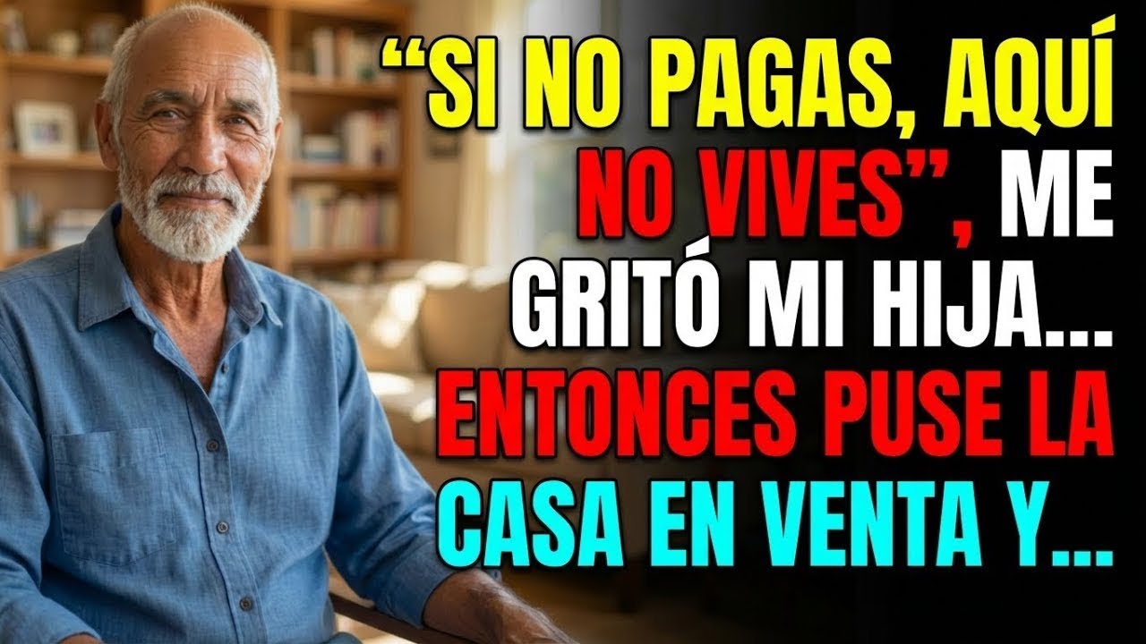 “Si no pagas, aquí no vives”, me gritó mi hija… Entonces puse la casa en venta y el final sorpren