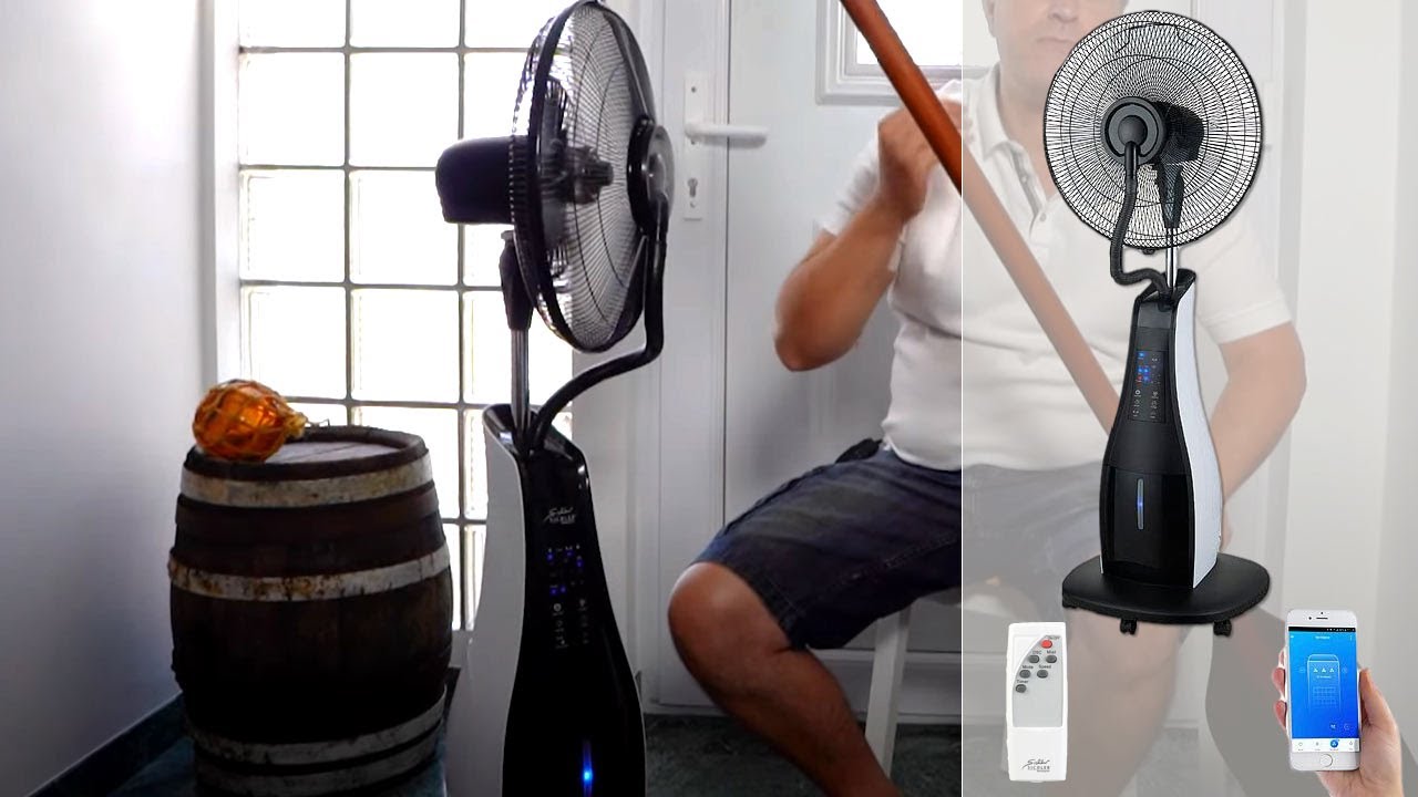 Ventilateur vaporisateur connecté - un vent de fraîcheur pur [PEARLTV.FR]