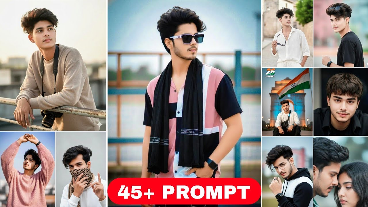 45+ GEMINI AI PROMPTS | ONE CLICK AI PHOTO EDITING | NEW TRENDING PHOTO EDITING | BOYS NEW PROMPT 😱💥