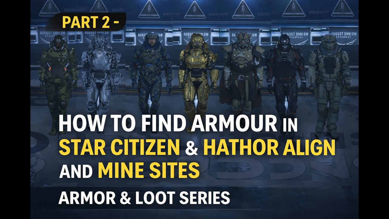 Part 2 - How to Find Armor in Star Citizen & Hathor Align and Mine Sites -  Armor & Loot Series