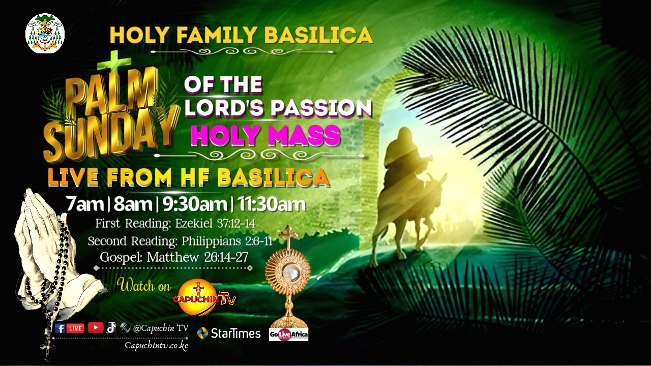 29-03-2026 | CAPUCHIN TV LIVE | PALM SUNDAY MASS | PALM SUNDAY OF THE LORD'S PASSION