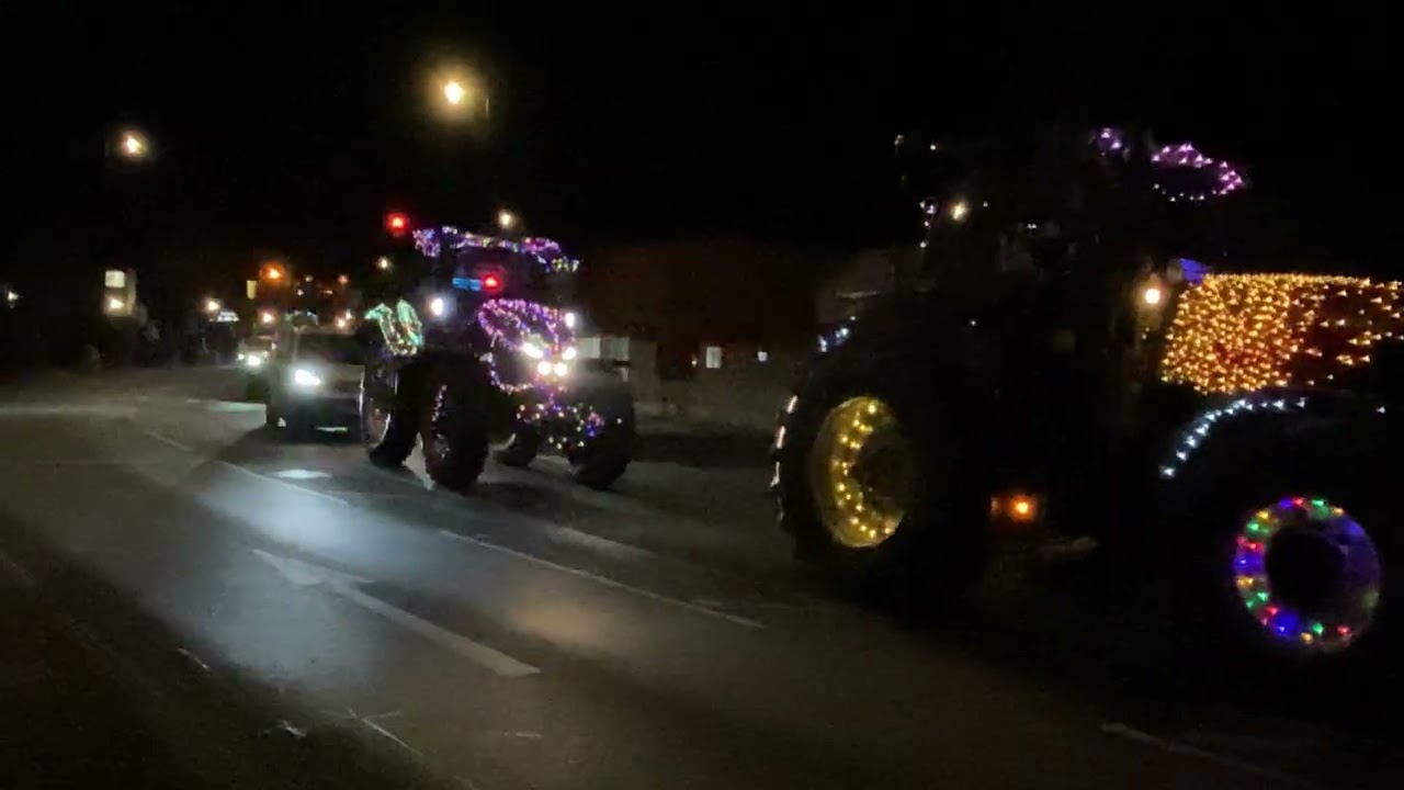 Christmas tractor 