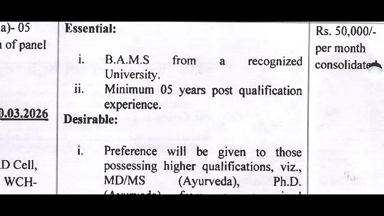 CCRAS Recruitment 2026 | Vacancy For Ayurveda Doctors 🔥 | Salary ₹75K | Vacancy in Ayush Department