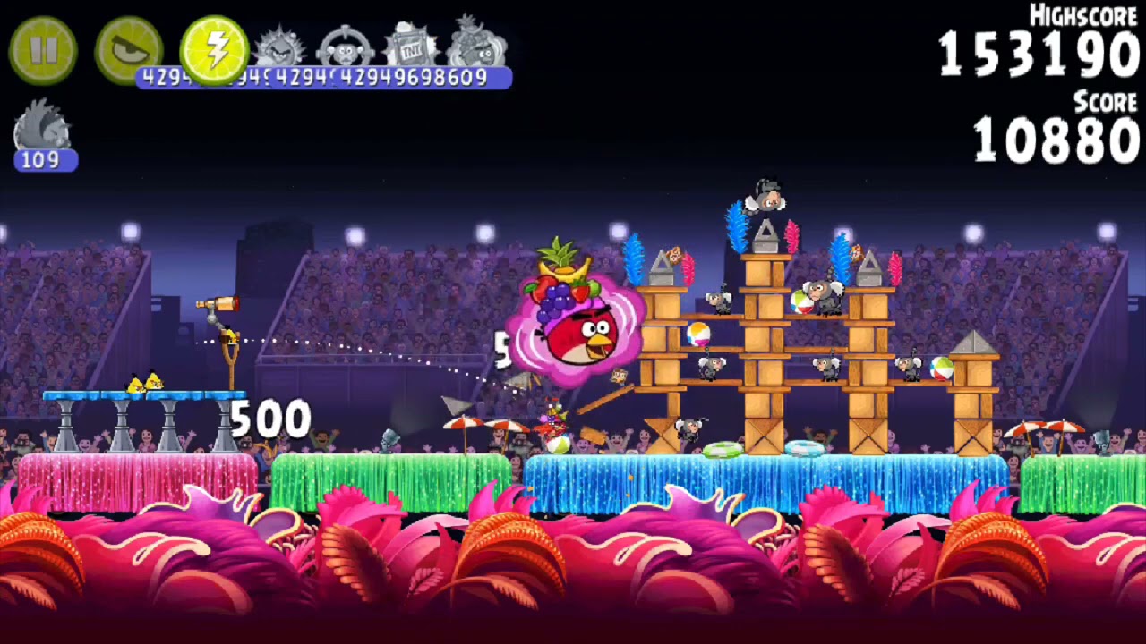 Angry Birds Rio Carnival Upheaval (Mighty Eagle) 100%