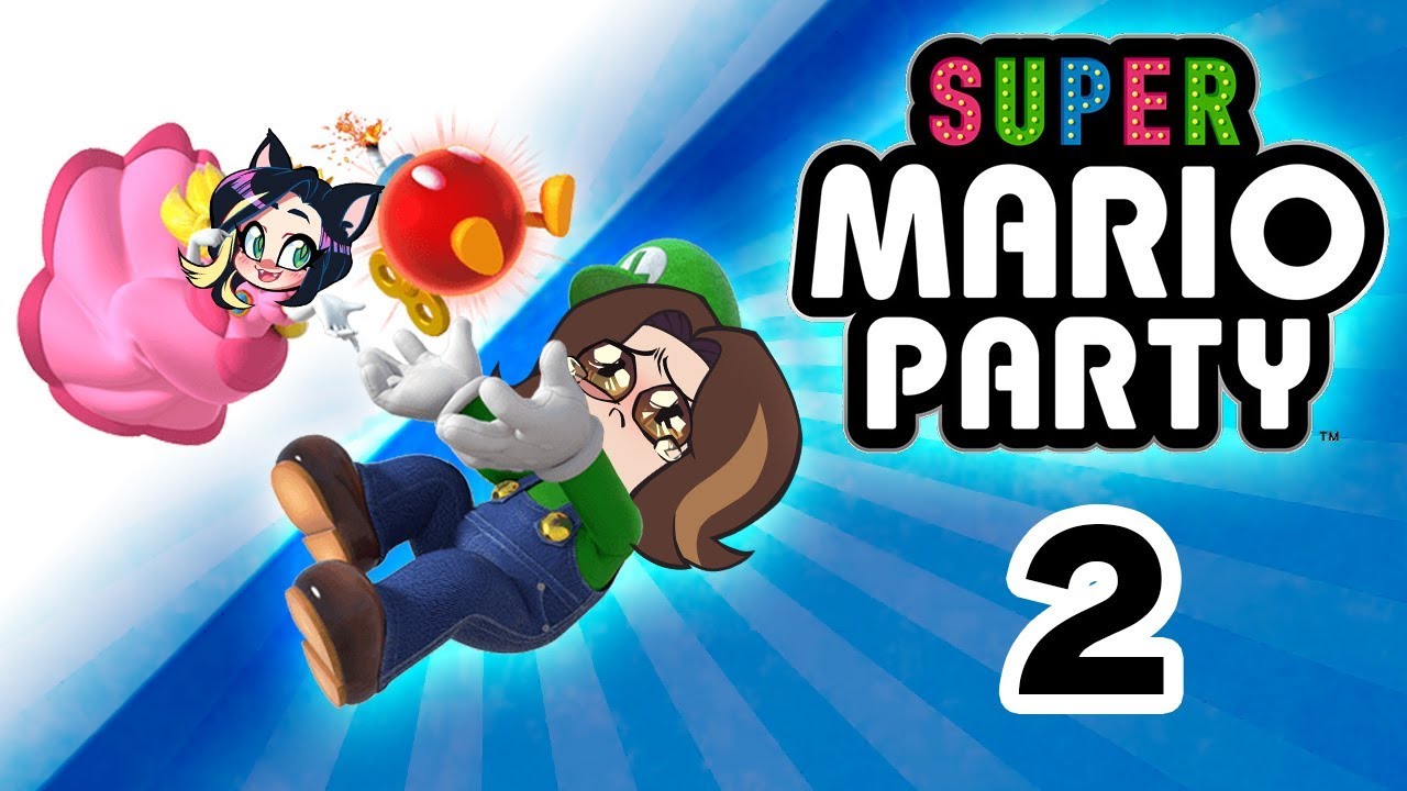 Super Mario Party w/ Arin!: Pom Pom is the Bomb - PART 2 - Kitty Kat Gaming