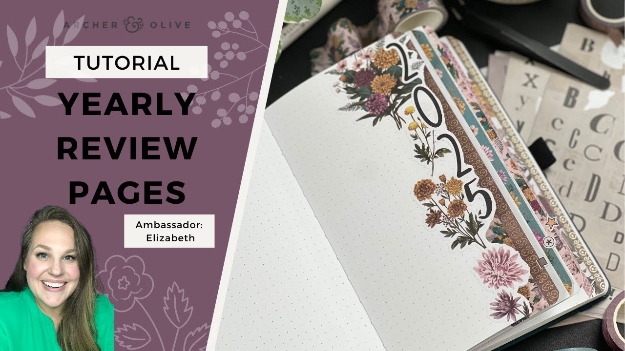 Страницы годового обзора для вашего Bullet Journal