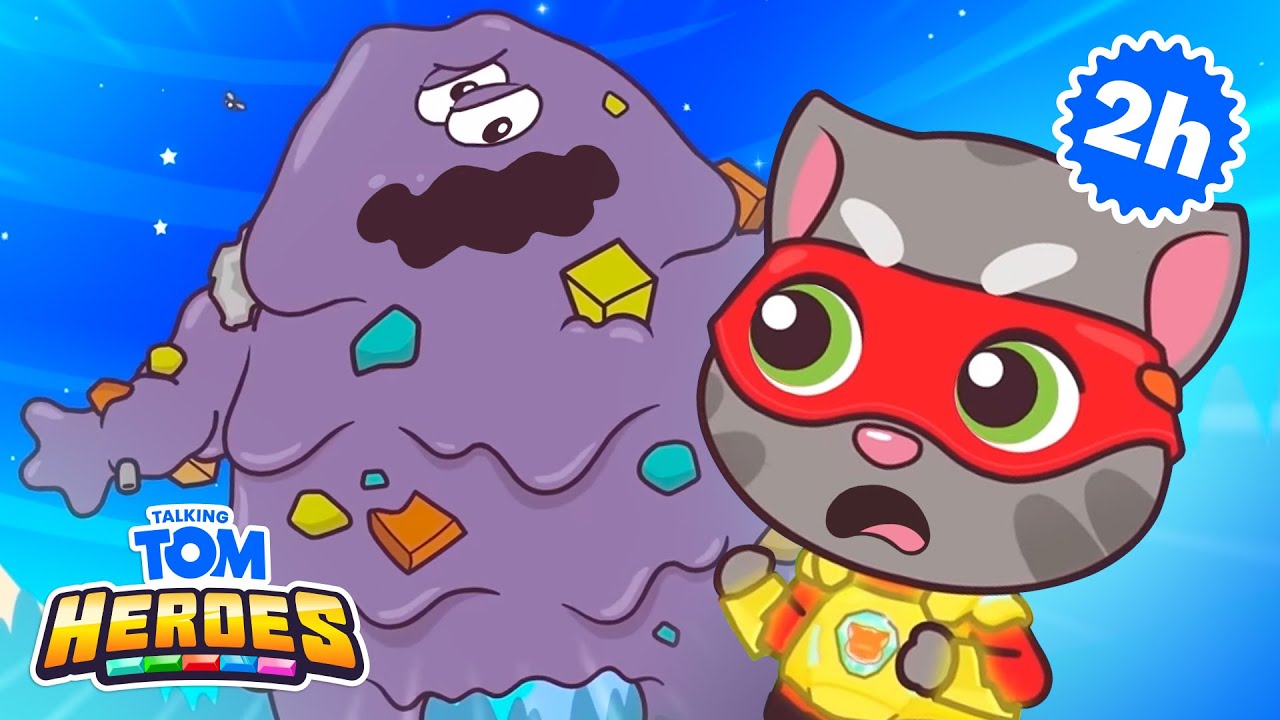 Garbage Monster Strikes Back ⚡ Talking Tom Heroes Compilation