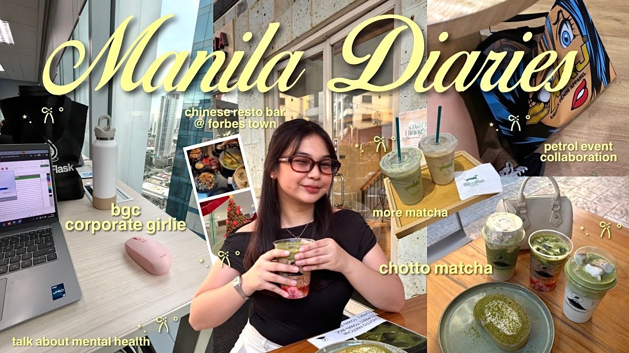 digital diaries 💌 bgc corporate girlie 👜, chotto matcha 🍵, petrol event collab, forbes town 🪩
