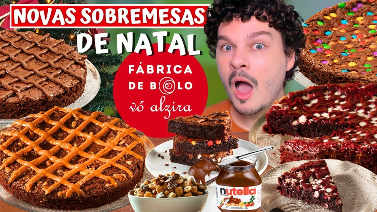 PROVANDO AS NOVAS SOBREMESAS DE NATAL DA VÓ ALZIRA - Vale a pena?