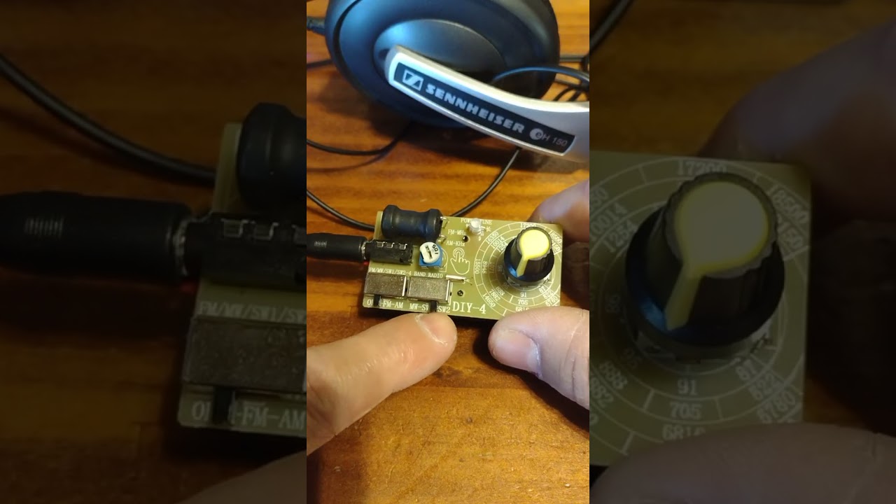 DIY-4 cheap little 4 band radio receiver. am/fm/swl. #swl #hamradio #prepper