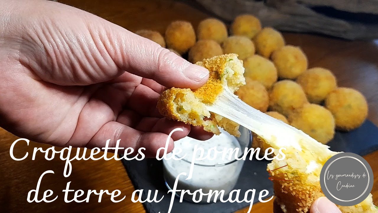 Comment reussir des croquettes de pommes de terre au fromage coulant  😄