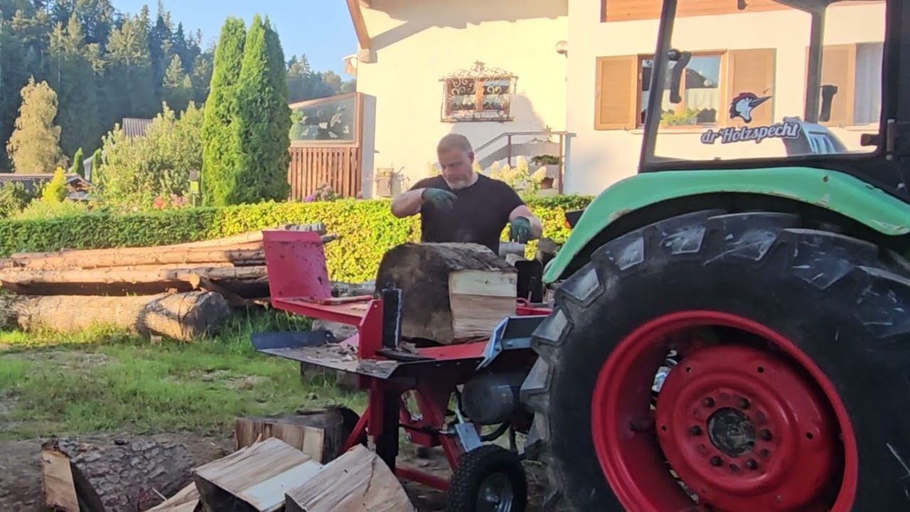 GROWI GSW 12 Spalter an einem Deutz 5006!
