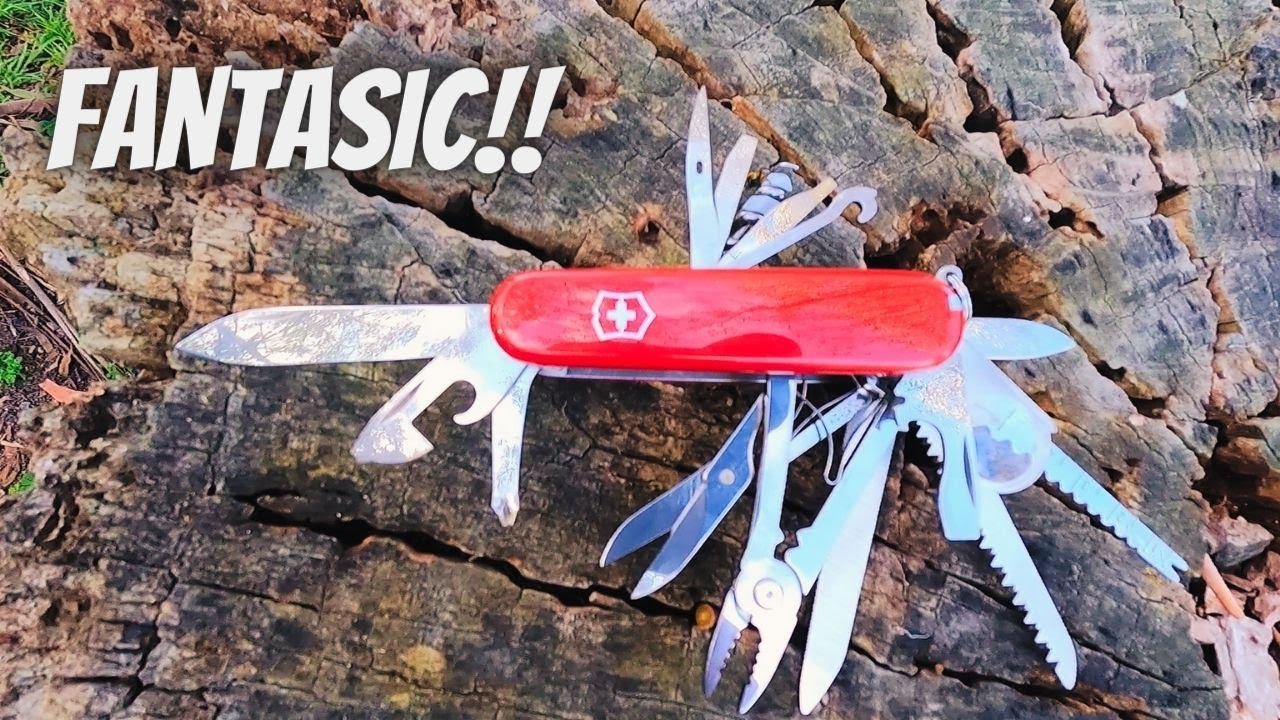 The Victorinox Swiss Champ Swiss Army Knife A Unique EDC Option.